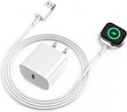 for Apple Watch Fast Smart iWatch Charger 3.3FT Magnetic Charging Cable with USB Wall Charger for Ultra2/Ultra/Series 9/8/7/SE/6/5/4/3/2/1