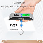 Digital Luggage Scale 110lb/50kg Portable Hanging Scale with LCD Display for Travel Suitcase Weighing