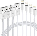 iPhone Charger Cable,Lightning to USB-A MFi Certified Cord 4PACK [3/3/6/6FT] Fast Charging Cord Compatible iPhone iPhone 12/12 PRO/Max/11/11PRO/XS/Max/XR/X/8/8Plus/7/6S/6/plus/iPad Air-White