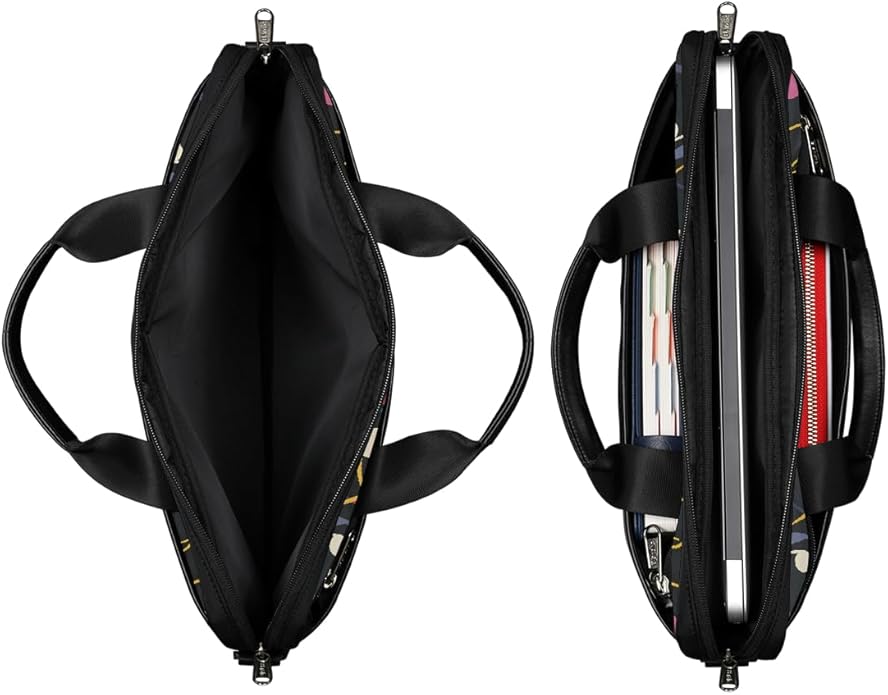 Laptop Shoulder Bag for Women Men, Waterproof Computer Case Messenger Bag Briefcase for Business Office Travel