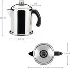 Farberware Classic Yosemite Stainless Steel Coffee Percolator - 8 Cup, Silver