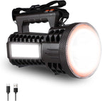 VAVOFO 2000LM Rechargeable LED Lantern, Camping Essentials Flashlight,Stepless Dimming, 10000mAh Power Bank, IP66 Waterproof, Long Running Spot Light for Hurricane, Power Outages, Hiking