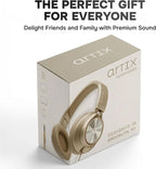 ARTIX CL750 Wired Headphones with Mic — Noise Isolating On-Ear Headphones for Computer and Laptop Wired, Plug in Corded Headphone with Wire (Foldable, Aux Jack 3.5mm)