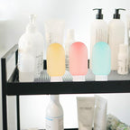 3pcs 60ml Colorful Squeeze Lotion Bottles with Flip Caps Leak-proof Travel Storage Containers for Shampoo, Body Wash, and Toiletries
