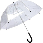 Capelli New York Adult Umbrella, Clear Umbrella for Rainy Days, Travel Essentials, Must-Have College Dorm Essentials