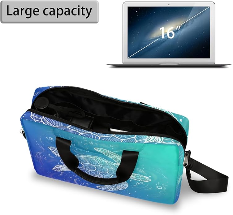 Cute Laptop Shoulder Bag for Women Men, Computer Laptop Bag Laptop Sleeve Case Laptop Satchel Briefcase Carrying Bag QA-1