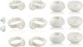 6 Pairs Replacement Ear Tips for Bose QuietComfort Ultra Earbuds (2023) & Bose QuietComfort Earbuds II (2022) - Anti-Slip Silicone Wingtip Covers Eartip-White