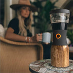asobu Cold Brew Coffee Maker, Award-Winning 40oz Insulated Cold Brew Brewer with Portable Stainless Steel Carafe – No.1 Europe Coffee Fest Winner, Leakproof, BPA-Free, Keeps Cold 24H