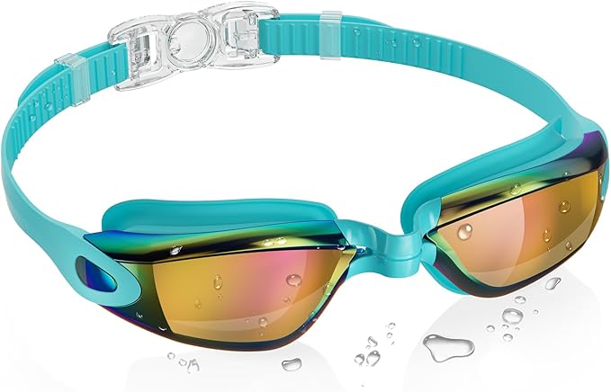 Aegend Swim Goggles, Swimming Goggles No Leaking Full Protection Adult Men Women Youth