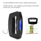 Portable Portable Travel Luggage Electronic Scale, Digital LCD Hanging Suitcase Weighing Scale 110 pounds/50 kilograms, Fishing, Luggage, Gifts (Luggage Strap)