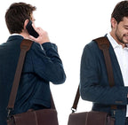 Taygeer Replacement Bag Strap, Universal Adjustable Shoulder Strap Belt with Hook Breathable Non-Slip Pad, Fit Luggage Canvas Tool Satchel Makeup Handbag Duffle Bag Briefcase, Brown