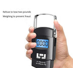 Luggage Weight Scale, Black 50kg Portable Electronic Portable Luggage Scale LCD Digital Display Screen Express Delivery Scale Hook Mini Scale,for Travel