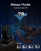 Misting Fan, Portable Camping Fans with 9oz Water Tank, 24000mAh Rechargeable Fan with 4 Speed, Battery Powered Fans with 120H Cooling, Last 5H Mist, 2 Mist Modes, Light, Outsides/Summer Essential