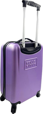Fast Forward Kids Licensed Hard-Side 21" Spinner Luggage Lightweight Carry-on Suitcase Hello Kitty