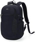 ECOHUB 17" Laptop Backpacks with Laptop Compartment Work Backpack Women Lightweight & Water Resistant Travel Backpack,Black