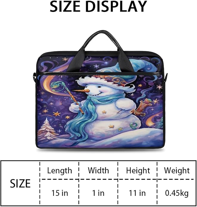 Laptop Shoulder Bag for Women Men, Waterproof Computer Case Messenger Bag Briefcase for Business Office Travel