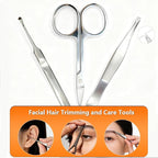 Nail Clippers Set 7 Pcs, Stainless Steel Toenail & Fingernail Clipper Set, Portable Travel Mens Nail Cutter, Manicure Grooming Kit for Men, Women, Gift Ideas (Brown)