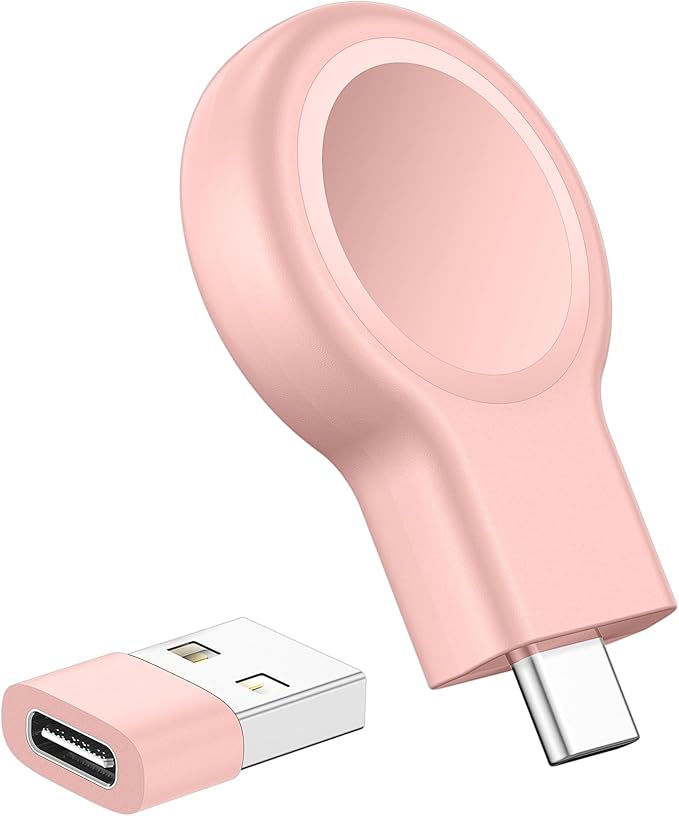 2025 Upgrade for Apple Watch Charger,Magnetic Portable USB C & USB A Fast Wireless Charging Travel iWatch Charger for iWatch Ultra2/Ultra/SE2/SE Series 10/9/8/7/6/5/4/3/2/1