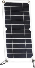 Solar Panel Charger for Cell Phones, 6W Portable & Flexible, Outdoor USB Charger, 11.8 X 5.7 X 1.2 in, Carabiners Included for Camping & Hiking Activities
