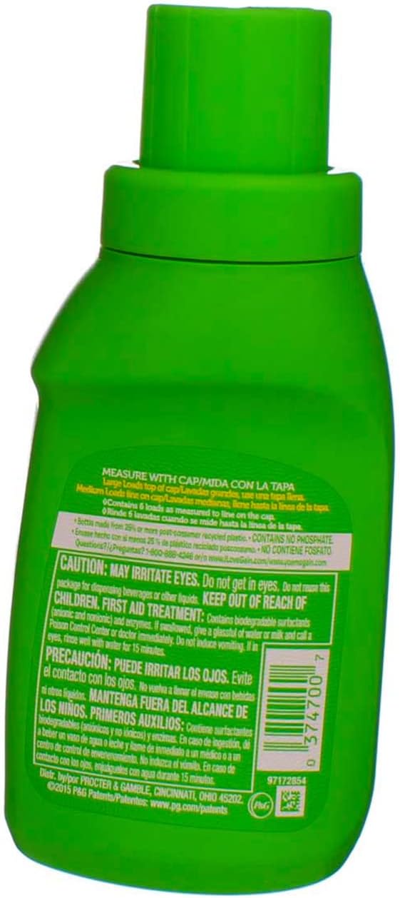 Gain, Original Laundry Detergent, Two 10 oz. Bottles
