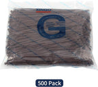XINGO 8 Inch Brown Cable Zip Ties (500 Pack), 40 Lbs Tensile Strength-Heavy Duty, Self-Locking Nylon Plastic Nylon Wire Ties for indoor and outdoor use