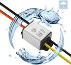 3Pcs 12V to 5V DC Converter Car Power Voltage, Waterproof DC 6.3-22V 12V Step Down to 5V 3A 15W Voltage Regulator Buck Converter Power Supply Step-Down Module Compatible with Vehicle Car Truck Volt