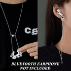ZOSTLAND 1 Pair Creative Earphone Anti Lost Earring Clip Earclip Strap Wireless Earhook Earbud Ear Bud Holder Connector Compatible with Airpods 1/2/Pro/3 Beats Fit Pro Sony (Live from Space)