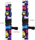 Luggage Straps for Suitcases TSA Approved Easy Pack Organized Suitcase Strap, Luggage Strap, Luggage Belt Strap, Bag Straps for Luggage. Buckle Straps Travel Accessories (Cat)