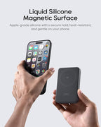 CUKTECH Qi2 Certified 15W Magnetic Power Bank, 10,000mAh Battery Pack, MagSafe Compatible Wireless Portable Charger with 30W USB C Fast Charging, for iPhone 17/16/15/14/13/12 (USB-C Cable Included)