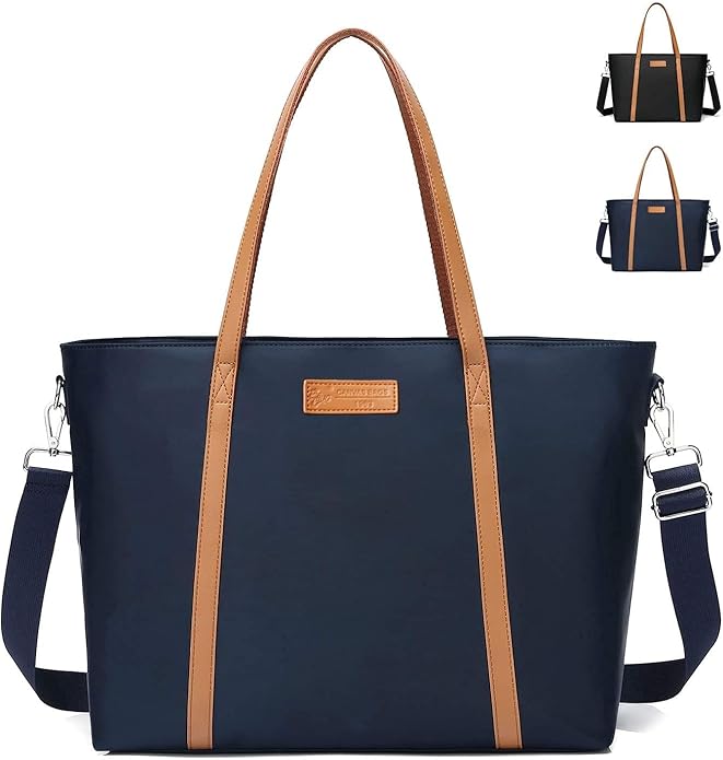 BUG Lightweight Women Laptop Tote Bag for Work, Casual Handbag for Travel Beach College Teacher
