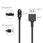 2 Pack Smart Watch Magnetic Charging Cable for IDW28, IDW25, IDW19, TGW01, GTX20, DR03, DR06, DR05 and More Smartwatches - Fast Charging, High Compatibility