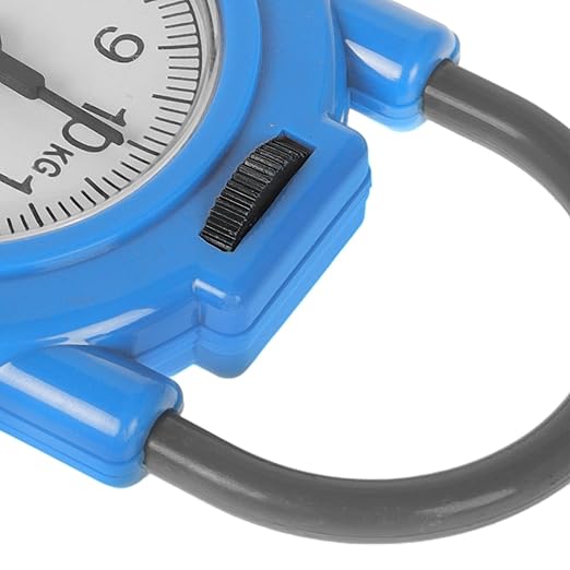 Abaodam Mini Digital Luggage Scale with Hook Portable Handheld Electronic Weighing Scale High Precision for Travel and Home Use Blue