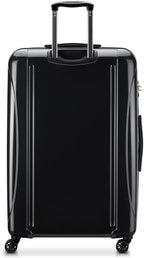 DELSEY PARIS Helium Aero Hardside Expandable Luggage with Spinner Wheels, Black, Checked-Large 28 Inch