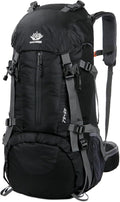 WoneNice 50L(45+5) Waterproof Hiking Backpack - Outdoor Sport Daypack with Rain Cover