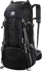 WoneNice 50L(45+5) Waterproof Hiking Backpack - Outdoor Sport Daypack with Rain Cover