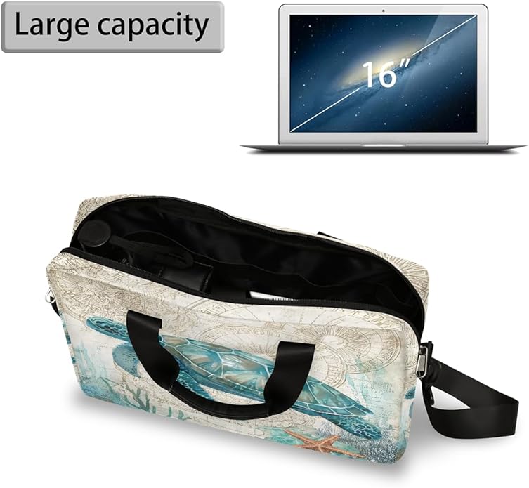 Cute Laptop Shoulder Bag for Women Men, Computer Laptop Bag Laptop Sleeve Case Laptop Satchel Briefcase Carrying Bag QA-1