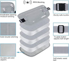 Money Belt for Travel Women and Men Slim Hidden Travel Wallet with RFID Blocking