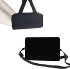 Foot Hammock for Plane Travel Essentials Relax Your Foot Rest for Airplane Gadgets Adustable Airplane Travel Accessories for Flight Essentials (Black)