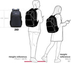 Swissdigital Design Travel Laptop Backpack for Men and Women, Business Backpack with USB Charging Port for Fits 16 Inch Notebook, Blue | SD1670-12