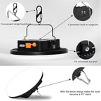 IODOO 16500mAh 60W Rechargeable Camping Light with Remote 3000LM 2700/4000/6500K LED Camping Lantern Portable IP65 Waterproof Tent Lights Power Failur