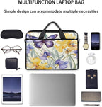 Laptop Shoulder Bag for Women Men, Waterproof Computer Case Messenger Bag Briefcase for Business Office Travel