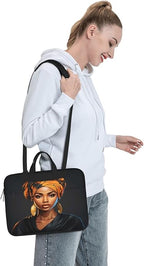 Laptop Bag Case African Women Computer Messenger Shoulder Bag Laptop Sleeve Briefcase