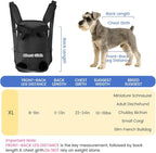 Mosago Dog Backpack Carrier with Thick Padded Bottom Support, Adjustable Pet Front Carrier, Legs-Out Chest Carrier for Small to Medium Dogs 10–16 lbs, Easy Fit for Walking, Hiking, Camping, Traveling