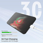 3-Pack [6.6FT+10FT+10FT] 60W USB C to USB C Cable, Type C Fast Charging Cable for iPhone Air 17 16e 16 15 Pro Plus Pro Max，for Galaxy S25/S24, for iPad Pro/Air/mini, for MacBook Pro/Air and More