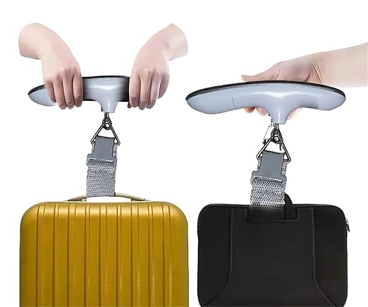 Luggage Weight Scale, 4PC Portable Scales Electronic Scales 50KG Luggage Scales Handheld Weighing Scales mini,for Travel(Belt)
