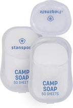 Stansport Camp Soap Sheets- 50 Counts (pack of 2)