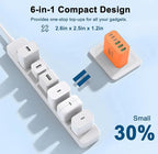 90W GaN USB C Charger Block [3 Pack],6-Port USB C Wall Charger Fast Charging 45W PD Power Adapter for MacBook Air/iPad Pro/iPhone 17Pro Max/Samsung Galaxy S24 Ultra/Tabs for Home Travel