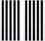 COTTON CRAFT Oversized XL Beach Towel - 2 Pack 39 x 68 inches Big & Huge Beach Blanket Towel - 100% Cotton Velour Thick Plush 450 GSM Super Soft Luxury - Pool Picnic Bath Towel - Cabana Stripe Black