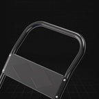 Hand Truck Folding Platform Truck Plastic Deck and Metal Handle Hand Cart with Wheels Foldable Push Trolley for Luggage Parcel Tools Moving Folding Cart