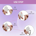 Personal Alarm for Women 140DB Emergency Self-Defense Security Alarm Keychain with LED Light for Women Kids and Elders-2 Pack (Aqua Marine & White)